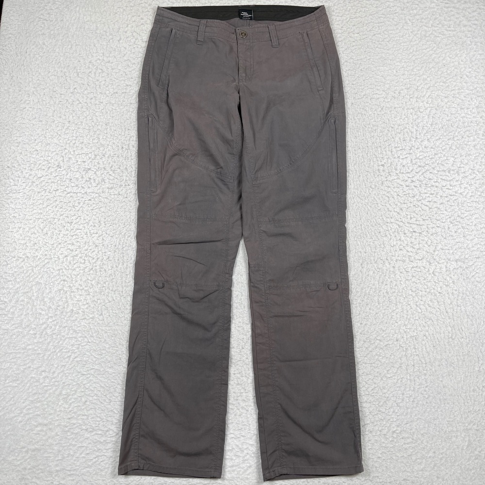 Kuhl Hiking Pants Womens 10 Reg Gray Straight Leg Outdoor Utility Gorpcore